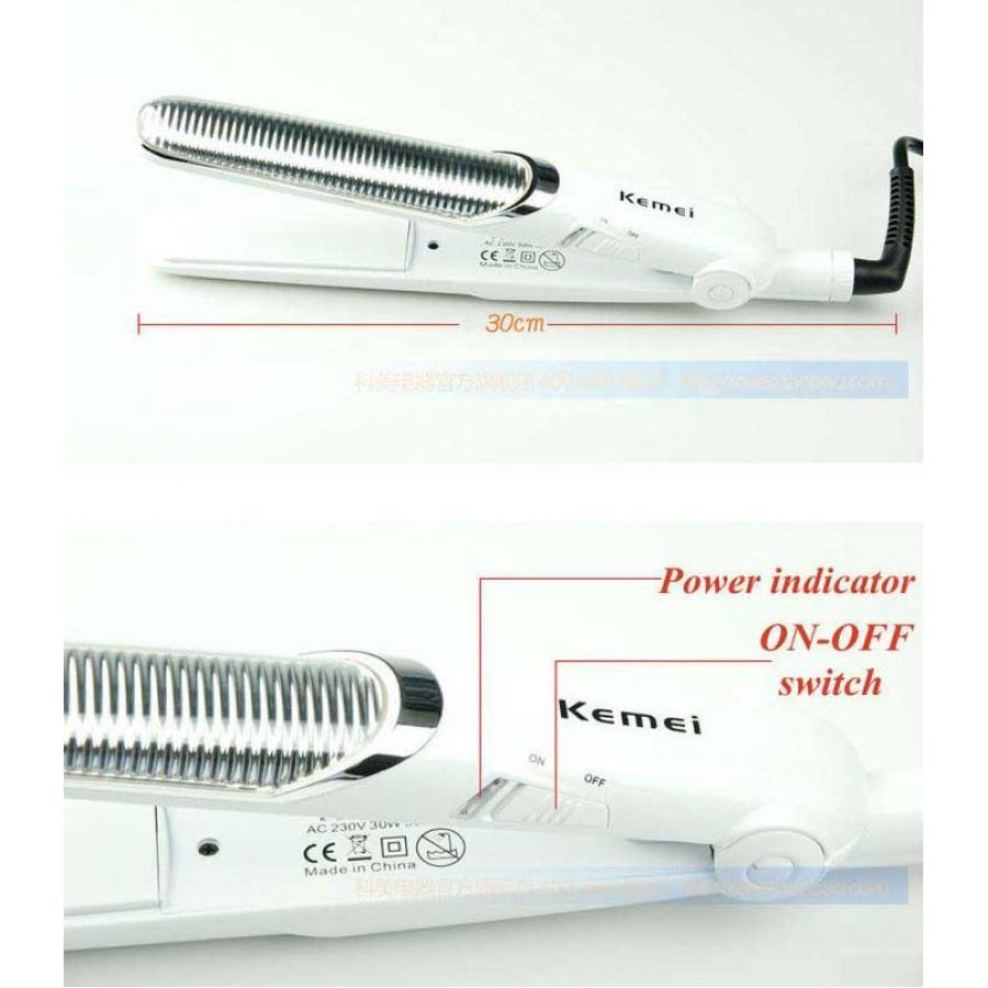 Kemei Ceramic Hair Straightener KM-19106